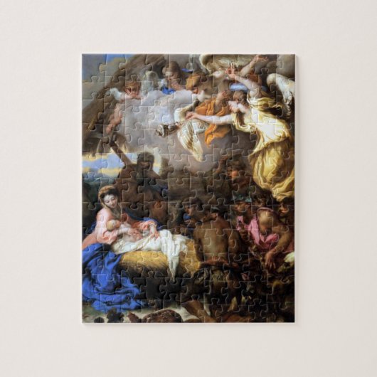 Adoration Jesus Mary Joseph Shepherds - Castiglion Legpuzzel (Verticaal)