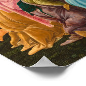 Adoration Magi - Sandro Botticelli Fine Art Poster (Hoek)