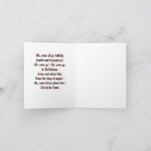 Adoration of shepherds w angels feestdagen kaart (Binnen)