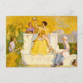 Adoration of the Home by Grant Wood Informatiekaartje (Voorkant)