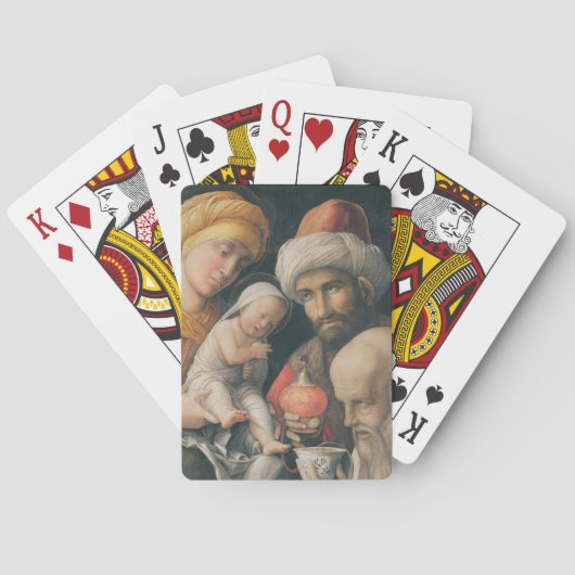 Adoration of the Magi, c.1495-1505 Pokerkaarten (Achterkant)