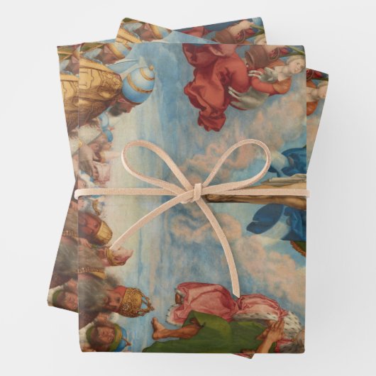 Adoration of the Trinity by Albrecht Durer, 1511 Inpakpapier Vel (In situ)