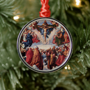 Adoration of the Trinity by Albrecht Durer, 1511 Metalen Ornament