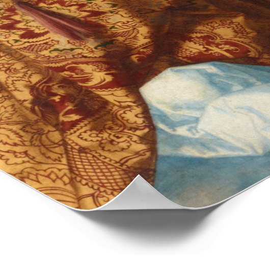 Adoration of the Trinity, detail by Albrecht Durer Poster (Hoek)