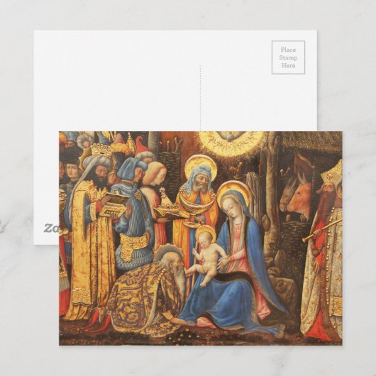 Adorazione dei Magi Briefkaart (Voorkant / Achterkant)