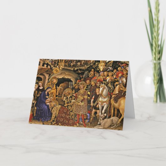 Adorazione dei Magi Feestdagen Kaart (Voorkant)