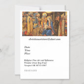 Adorazione dei Magi Magnetische Uitnodiging (Voorkant)