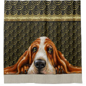 Adorbs Basset Hound Douchegordijn (Voorkant)