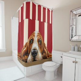 Adorbs Basset Hound Douchegordijn