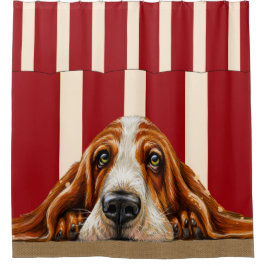 Adorbs Basset Hound Douchegordijn