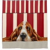 Adorbs Basset Hound Douchegordijn (Voorkant)