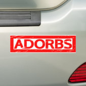 Adorbs Stamp Bumpersticker (Op auto)