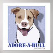 Adore-a-bull Desmond de Pit Bull Poster (Voorkant)