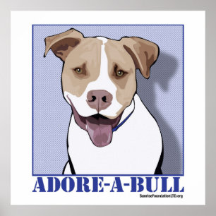 Adore-a-bull Desmond de Pit Bull Poster