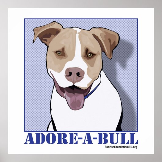 Adore-a-bull Desmond de Pit Bull Poster (Voorkant)