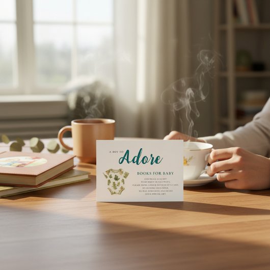 Adore Baby Botanical Books for Baby Informatiekaartje