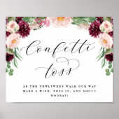 Adore Confetti Toss Send Off Pas getrouwd Wedding  Poster (Voorkant)