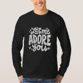 Adore Feeling Couple Love Relationship T-shirt (Voorkant)