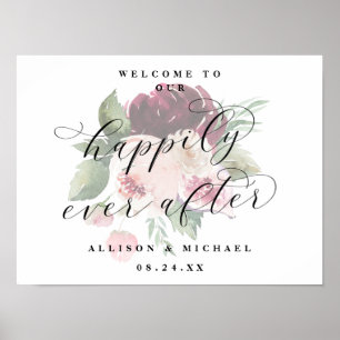 Adore Floral is gelukkig altijd na huwelijksgebare Poster