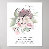 Adore Glow-Stick Pas getrouwd Verzenden van bruilo Poster (Voorkant)