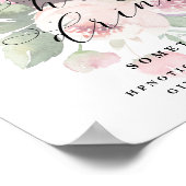 Adore her Drink Bride's Cocktail Wedding Bar Sign Poster (Hoek)