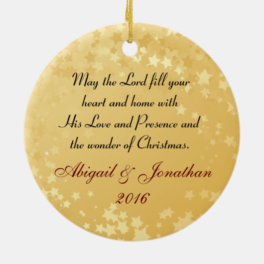 Adore Him - Nativiteit Scene Ornament (Achterkant)