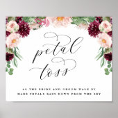 Adore Petal Toss Send Off Pas getrouwd Wedding Sig Poster (Voorkant)