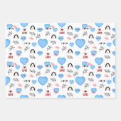 Adore pop lover valentine inpakpapier vel (Voorkant)