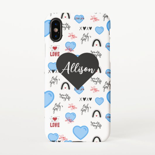 Adore pop lover valentine iPhone hoesje (Achterkant)