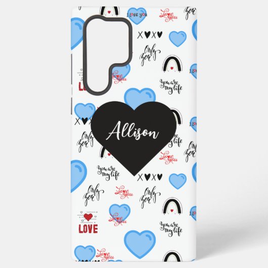 Adore pop lover valentine samsung galaxy hoesje (Achterkant)