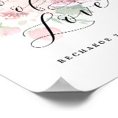 Adore Power Device Charging Wedding Sign Poster (Hoek)