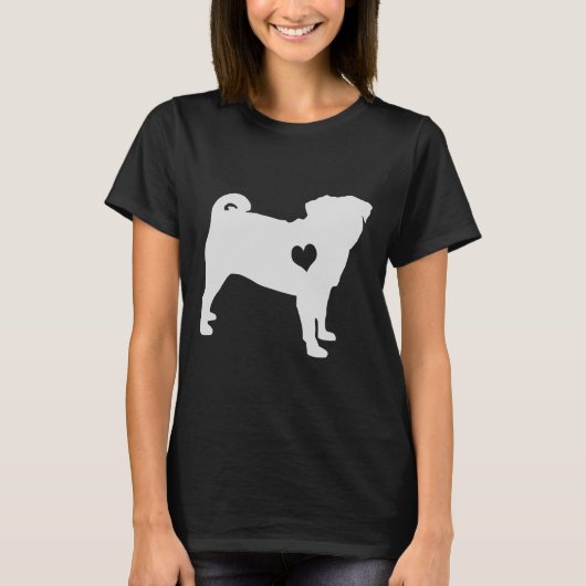 Adore Pugs Classic T-shirt 354 (Voorkant)
