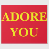 Adore You Wrapping Paper Cadeaupapier (Vlak)