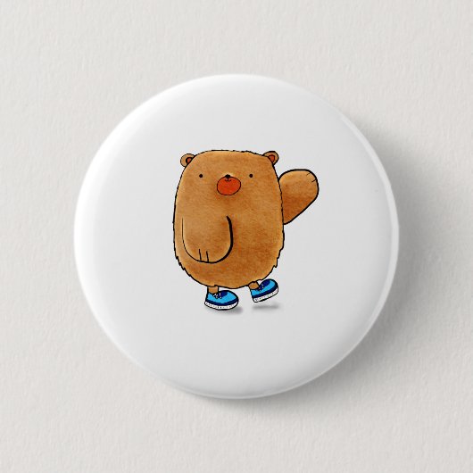 Adoreable Teddy Bear Button (Voorkant)