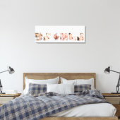ADORED Baby Foto Collage Blue en White Canvas Afdruk (Insitu (Slaapkamer))