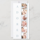 ADORED Stats Multi Photo Boy Aankondiging (Voorkant)