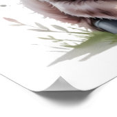 Adoreerbare hooglanders koeienprint. poster (Hoek)