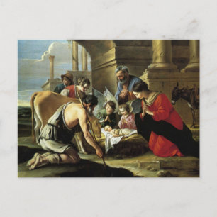 Adoring Shepherds 17e eeuw Briefkaart