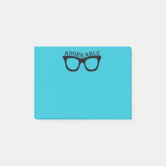 Adorkable - Dork - Nerd - Geek Post-it® Notes (Voorkant)
