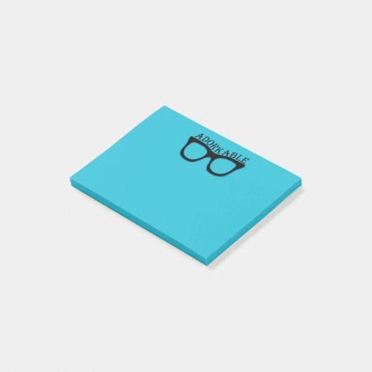 Adorkable - Dork - Nerd - Geek Post-it® Notes (Schuin)