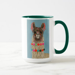 Adorned Llama - Brown Mok