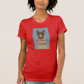 Adorned Llama - Brown T-shirt (Voorkant)