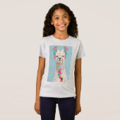 Adorned Llama - White T-shirt (Voorkant volledig)