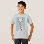 Adorned Llama - White T-shirt (Voorkant volledig)