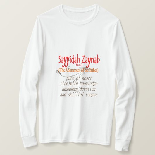 Adornment van haar vader t-shirt (Design voorkant)