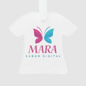 Adorno Acrílico: Diseño Digital Mara Ornament (achterkant)