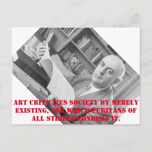 Adorno briefkaart (Voorkant)