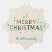 Adorno de cerámica ornament kaart (Voorkant)