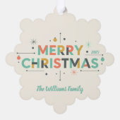 Adorno de cerámica ornament kaart (Achterkant)