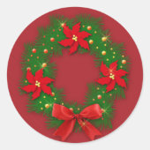 Adorno de Navidad -Calcomanía Ronde Sticker (Voorkant)